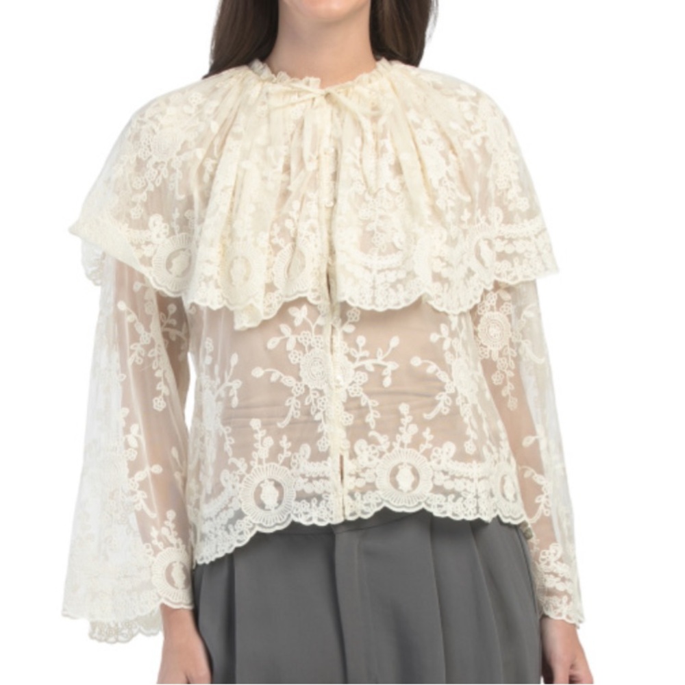 TREND NEW ! HOUSE OF HARLOW LACE BLOUSE 
🚨FIRM PRICE NO DISCOUNT ON THIS BLOUSE - Picture 5 of 16